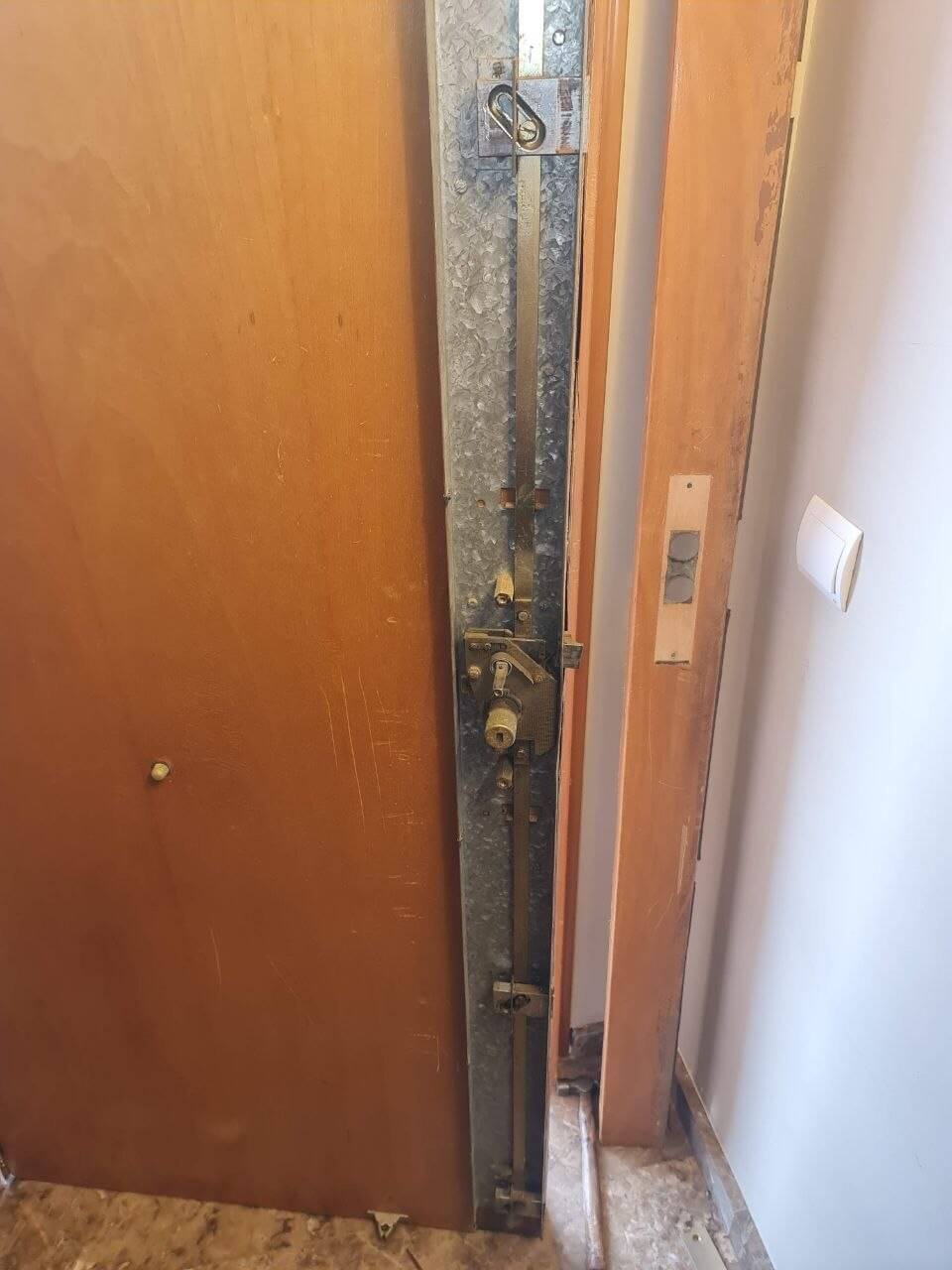 Detalle de cerradura Fichet
