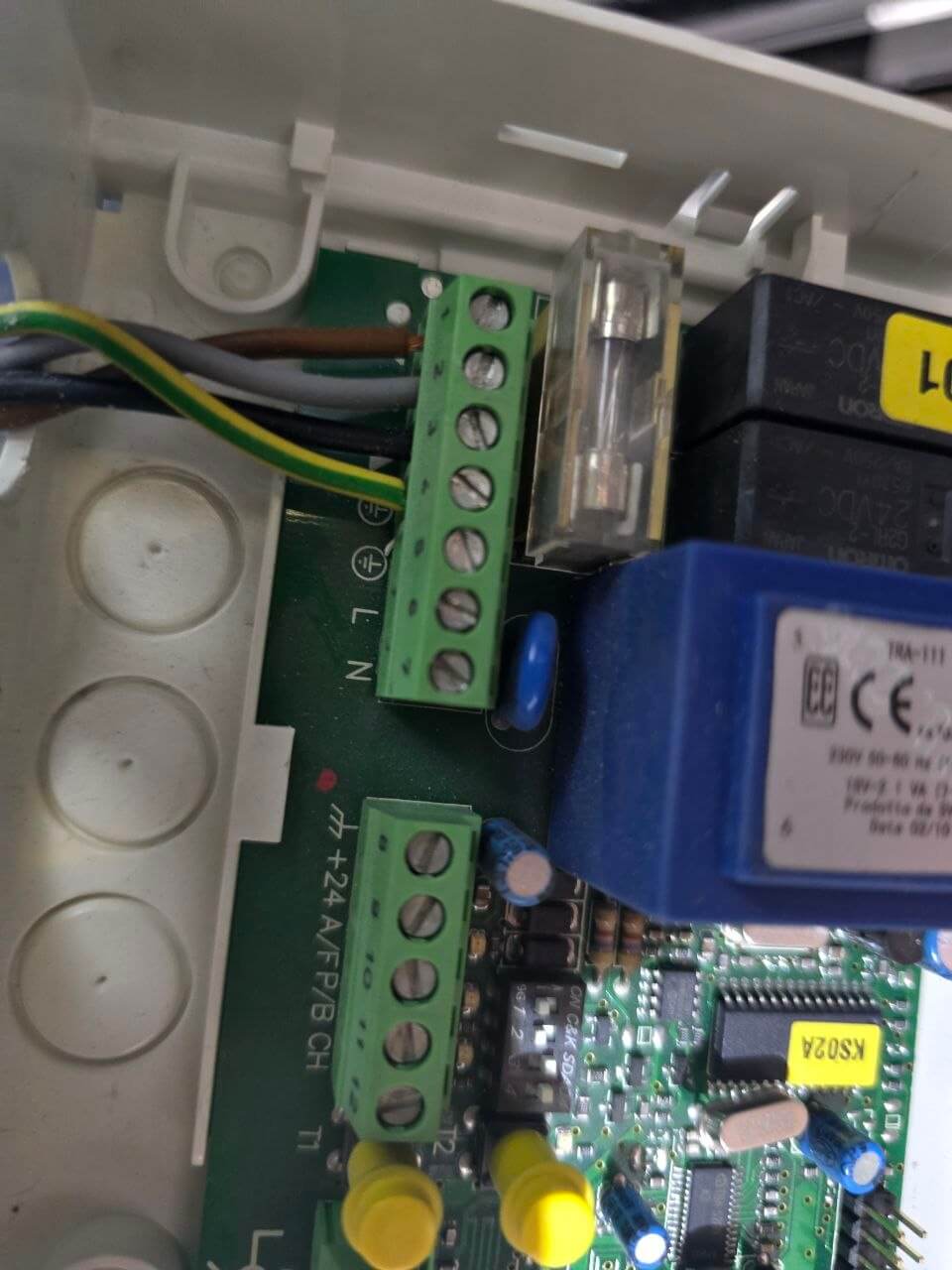 Instalación motor persiana